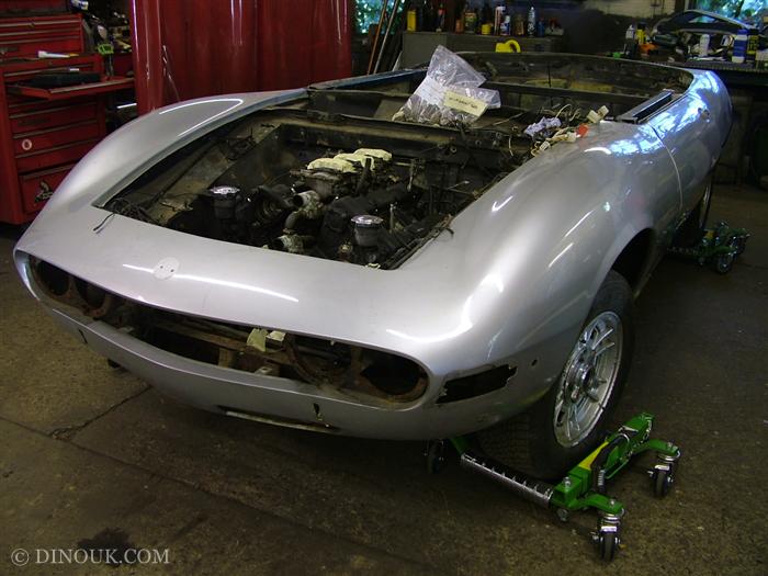 Fiat Dino Spider Stripped